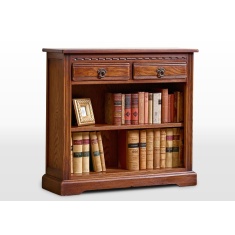 Wood Bros Old Charm Low Open Bookcase With Drawers (OC2792) Wood Bros Old Charm Low Open Bookcase With Drawers (OC2792)