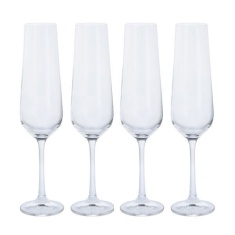 Dartington Cheers! Flute 200Ml Set Of 4 Dartington Cheers! Flute 200Ml Set Of 4