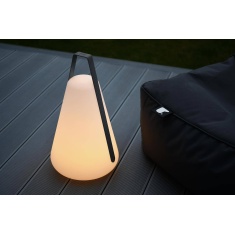 Lantern Style Table Lamp With Bulb & 6 Hour Timer, Battery Operated Hanging  Lamp 23.5 Cm High Glass Lanterns For Living Room Indoor Outdoor Garden Bed