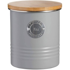 Typhoon Living Tea Canister - Grey Typhoon Living Tea Canister - Grey
