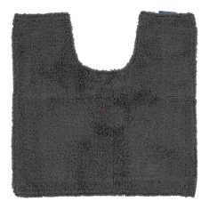 Christy Reversible Pedestal Mat 50 x 50cm - Graphite Christy Reversible Pedestal Mat 50 x 50cm - Graphite