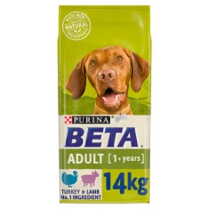 Beta Adult Dog Turkey & Lamb Dog Food - 14kg Beta Adult Dog Turkey & Lamb Dog Food - 14kg
