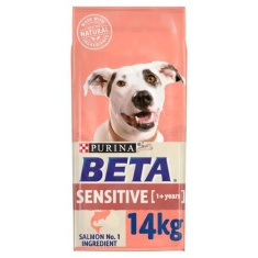 Beta Sensitive Dog Salmon & Rice Dog Food - 14kg Beta Sensitive Dog Salmon & Rice Dog Food - 14kg