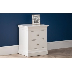 Julian Bowen Clermont 2 Drawer Bedside Table Julian Bowen Clermont 2 Drawer Bedside Table