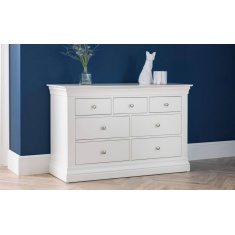 Julian Bowen Clermont 4+3 Drawer Bedside Chest Julian Bowen Clermont 4+3 Drawer Bedside Chest