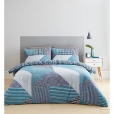 Catherine Lansfield Larsson Geo Teal Duvet Set Catherine Lansfield Larsson Geo Teal Duvet Set