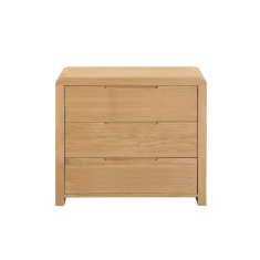 Julian Bowen Curve 3 Drawer Chest Julian Bowen Curve 3 Drawer Chest
