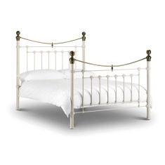 Julian Bowen Victoria Bed Stone White