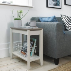 Brampton Grey Rectangular Side Table Brampton Grey Rectangular Side Table