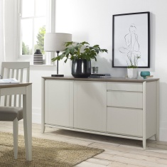 Brampton Grey Wide Sideboard Brampton Grey Wide Sideboard