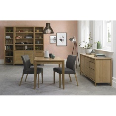 Brampton Oak 80cm/115cm Extending Dining Table Brampton Oak 80cm/115cm Extending Dining Table