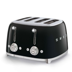 Smeg TSF03BLUK 4 Slice Toaster - Black Smeg TSF03BLUK 4 Slice Toaster - Black