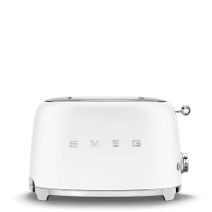 Smeg TSF01WHMUK 2 Slice Toaster - Matte White Smeg TSF01WHMUK 2 Slice Toaster - Matte White