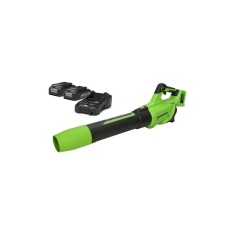 Greenworks GWG24X2ABK2X 48V (2 X 24V) Axial Blower With Batteries & Charger Greenworks GWG24X2ABK2X 48V (2 X 24V) Axial Blower With Batteries & Charger