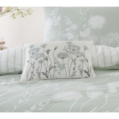 Catherine Lansfield Meadowsweet Floral Green Cushion Catherine Lansfield Meadowsweet Floral Green Cushion
