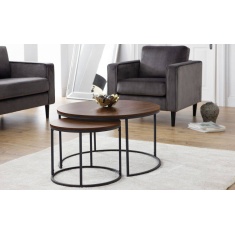 Julian Bowen Bellini Round Nesting Coffee Table Julian Bowen Bellini Round Nesting Coffee Table