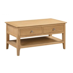 Julian Bowen Cotswold Rectangular Coffee Table With 2 Drawers Julian Bowen Cotswold Rectangular Coffee Table With 2 Drawers