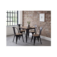 Julian Bowen Grafton Metal Chair Julian Bowen Grafton Metal Chair