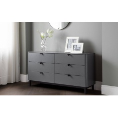 Julian Bowen Chloe 6 Drawer Wide Chest Julian Bowen Chloe 6 Drawer Wide Chest