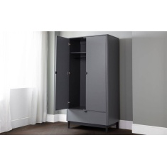 Julian Bowen Chloe 2 Door 1 Drawer Wardrobe Julian Bowen Chloe 2 Door 1 Drawer Wardrobe