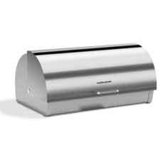 Morphy Richards Accents Bread Bin Roll Top Stainless Steel Downtown