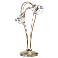 BHS Marianne Table Lamp - Antique Brass/Clear BHS Marianne Table Lamp - Antique Brass/Clear