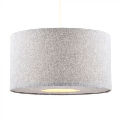 BHS Marle Easy Fit Light Shade 40cm - Grey BHS Marle Easy Fit Light Shade 40cm - Grey