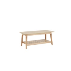 Daro Kayu Coffee Table & Shelf Light Natural Wash Daro Kayu Coffee Table & Shelf Light Natural Wash