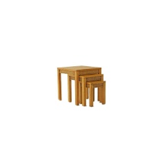 Daro Alexandra Nest Of 3 Tables Natural Wash Daro Alexandra Nest Of 3 Tables Natural Wash