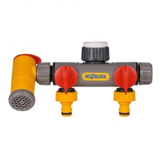 Hozelock Flowmax 3 Way Hose Pipe Tap Connector Hozelock Flowmax 3 Way Hose Pipe Tap Connector