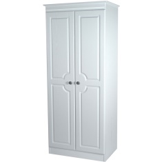 Nocton Plain 182cm Tall 74cm Wide 2 Door Wardrobe Nocton Plain 182cm Tall 74cm Wide 2 Door Wardrobe