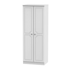Nocton 197cm Tall 74cm Wide 2 Door Double Hanging Wardrobe Nocton 197cm Tall 74cm Wide 2 Door Double Hanging Wardrobe