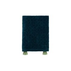 Morris & Co Honeysuckle & Tulip Quilted Throw Teal Morris & Co Honeysuckle & Tulip Quilted Throw Teal