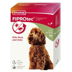 Beaphar FIPROtec Spot On Large Dog 6 Pipettes Beaphar FIPROtec Spot On Large Dog 6 Pipettes