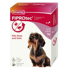 Beaphar FIPROtec Spot On Small Dog 6 Pipettes Beaphar FIPROtec Spot On Small Dog 6 Pipettes