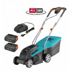 Gardena Cordless/Battery Push Rotary Lawnmower PowerMax 32/36V P4A Set Gardena Cordless/Battery Push Rotary Lawnmower PowerMax 32/36V P4A Set