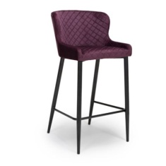 Malibu Barstool Mulberry Velvet Malibu Barstool Mulberry Velvet