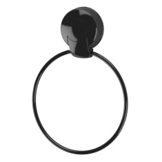 Showerdrape Suctionloc Towel Ring Black Showerdrape Suctionloc Towel Ring Black