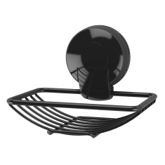 Showerdrape Suctionloc Soap Basket Black Showerdrape Suctionloc Soap Basket Black