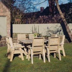 Churnet Valley Ergo 8 Seater Square Set - 8 x Chairs Churnet Valley Ergo 8 Seater Square Set - 8 x Chairs