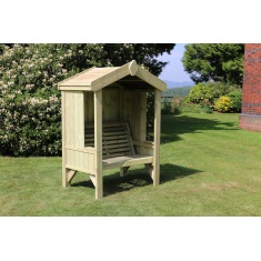 Churnet Valley Cottage Arbour Fully Enclosed 2 Seater Churnet Valley Cottage Arbour Fully Enclosed 2 Seater