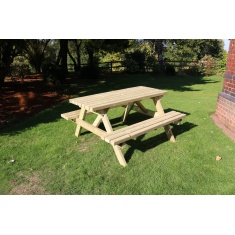 Churnet Valley Deluxe Picnic Table 1.5m Churnet Valley Deluxe Picnic Table 1.5m