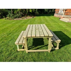 Churnet Valley Butcher Table Set 6 seater Churnet Valley Butcher Table Set 6 seater