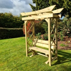 Churnet Valley Tokyo Arch 4ft With Ashcombe Bench