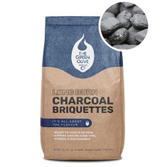 Green Olive Long Burn Charcoal Briquettes 4kg Green Olive Long Burn Charcoal Briquettes 4kg