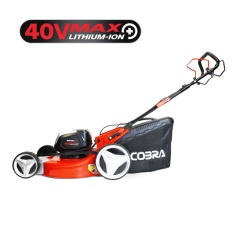 Cobra MX51S40VX Self Propelled 3-in-1 51cm Twin 40v Cordless/Battery Rotary Lawnmower Cobra MX51S40VX Self Propelled 3-in-1 51cm Twin 40v Cordless/Battery Rotary Lawnmower