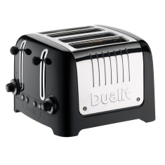 Dualit Lite 4 Slice Toaster - Black Gloss Dualit Lite 4 Slice Toaster - Black Gloss
