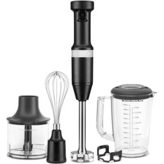 KitchenAid 5KHBV83BBM 180W Corded Hand Blender + Accessories - Matte Black KitchenAid 5KHBV83BBM 180W Corded Hand Blender + Accessories - Matte Black
