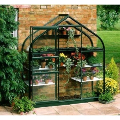 Halls Greenhouses 6ft 4" Wide Supreme Wall Garden Greenhouse Halls Greenhouses 6ft 4" Wide Supreme Wall Garden Greenhouse