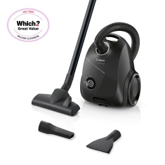 Bosch BGBS2BA1GB Serie-2 ProEco 600W 3kg Bagged Cylinder Vacuum Cleaner - Black Bosch BGBS2BA1GB Serie-2 ProEco 600W 3kg Bagged Cylinder Vacuum Cleaner - Black